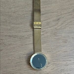 Domenico Gold Mesh Strap Watch